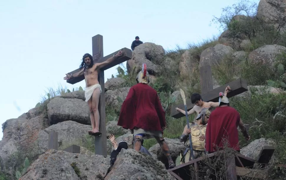 LA FAMILIA. María, Jesús y José, huyen de Egipto por mandato de Dios. LA GACETA / FOTOS DE OSVALDO RIPOLL