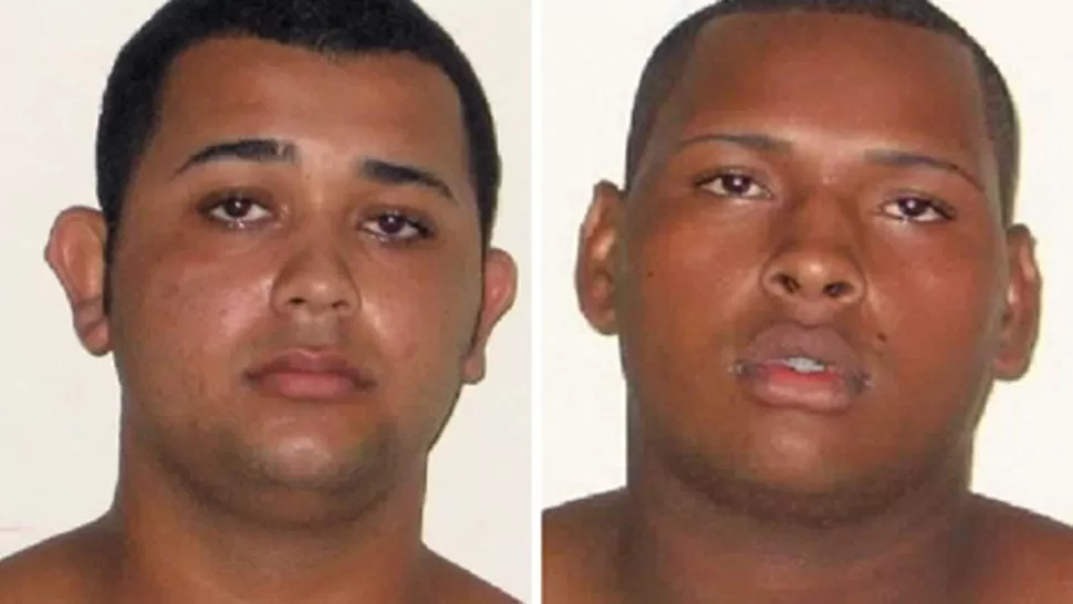 SOSPECHOSOS DEL HORROR. Los dos detenidos, Jonathan Froudakis de Souza (izquierda) y Wallace Aparecido Silva. FOTO TOMADA DE ELMUNDO.ES 