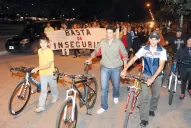 Ciclistas del sur encabezan una marcha para exigir seguridad