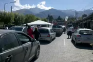 La carpa de la municipalidad de Tafí del Valle