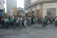 Trabajadores estatales volvieron a provocar un caos en el tránsito