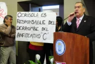 Estudiantes escracharon a Cerisola