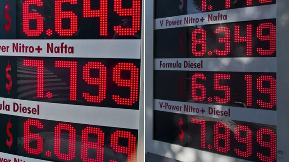 AUMENTO. Los precios subieron en comparación a dos días atrás. FOTO TOMADA DE INFOBAE.COM.AR