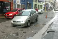 Sigue el corte en una neurálgica calle céntrica