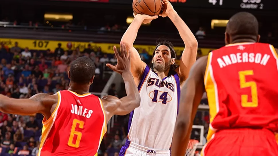 RITMO. Luifa mejoró sus números en los últimos meses de su estadía en Phoenix. FOTO TOMADA DE NBA.COM/SUNS