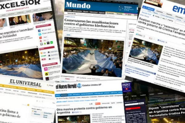 Medios del mundo también hablan del 18A argentino