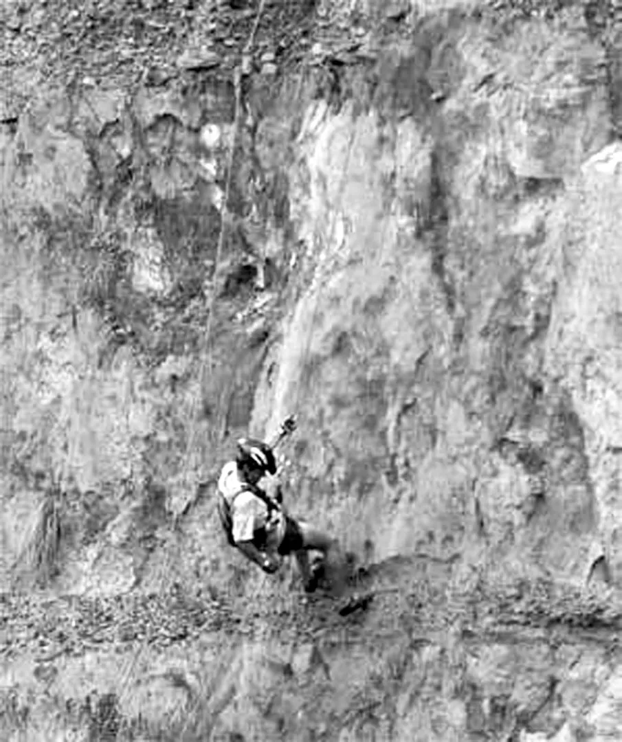 RAPEL. Es una de las modalidades más difíciles que deberán sortear los atletas. 