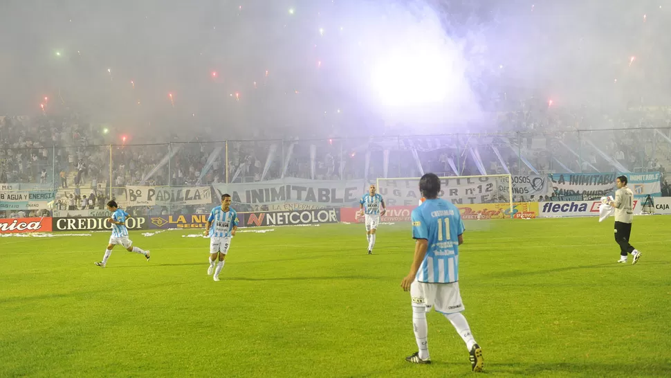 SIN FUTBOL. No se jugará el partido el domingo.LA GACETA / ARCHIVO