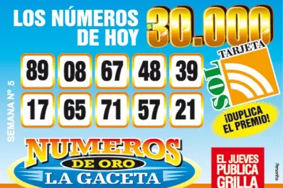 Los Números de Oro de LA GACETA