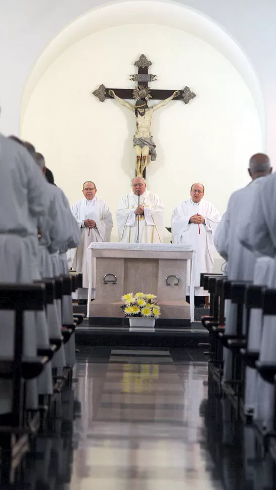 CELEBRACIÓN. La misa central fue presidida por José María Arancedo. TELAM