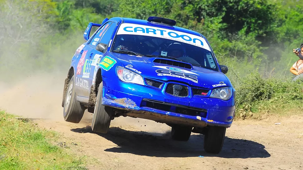 LA MEJOR TAREA. Tomás García Hamilton, con Subaru, lidera en la Clase 3.  GENTILEZA FOTO DE RAÚL BELLIDO 