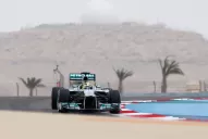 Rosberg sacó alas en la arena