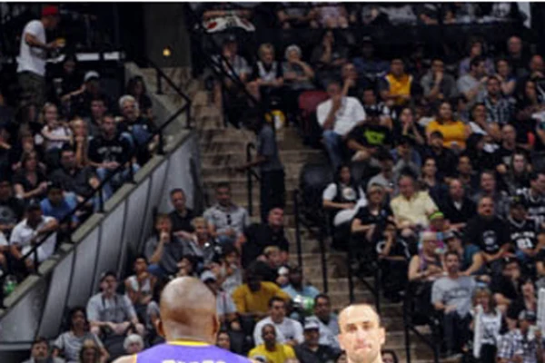 Manu lideró a los Spurs en la victoria ante los Lakers