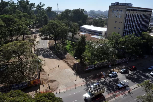 En una semana habilitan la calle del parque Avellaneda