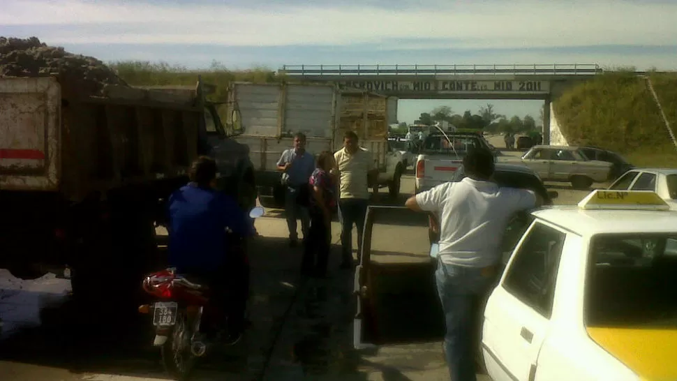 SIN PASO. Los transportistas piden por mayor control. LA GACETA / OSVADO RIPOLL