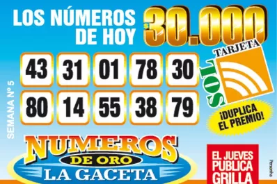 Los Números de Oro de LA GACETA