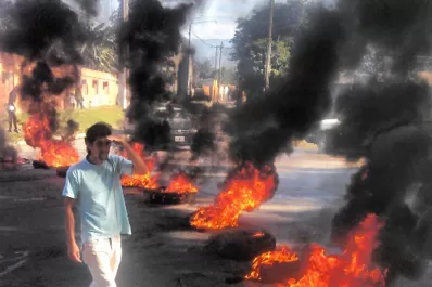 Finalizó una protesta en Ejército del Norte y Francisco de Aguirre