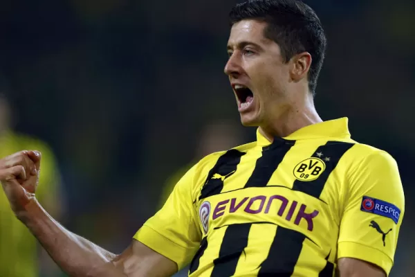 Poker de Lewandowski y triunfo de Dortmund ante Real