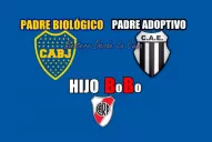 Con afiches, Boca se burla de River por su derrota ante Estudiantes de Caseros