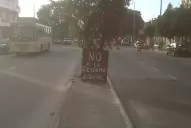 Un tucumano se manifestó contra la reforma judicial