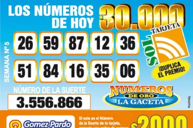 Los Números de Oro de LA GACETA