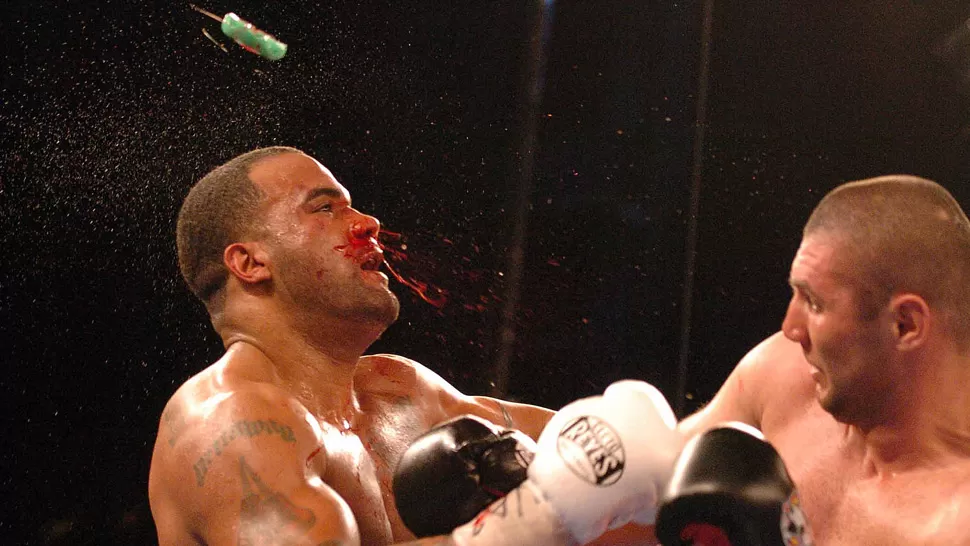 TEMIBLE. Abdusalamov le dio una paliza a Jason Pettaway en el Madison Square Garden, en mayo de 2012. TELAM / ARCHIVO