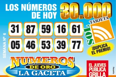 Los Números de Oro de LA GACETA