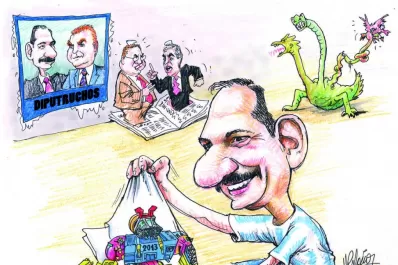 Como chico con juguete nuevo