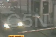 Difunden el video que muestra a García Aliverti llegando al peaje