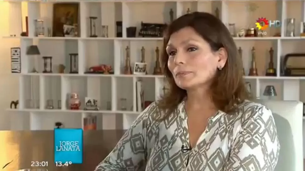 POLEMICAS DECLARACIONES. Quiroga aseguró que la Presidenta estaba al tanto de los supuestos bolsos con dinero. CAPTURA DE VIDEO