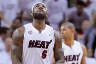 LeBron James no pudo festejar