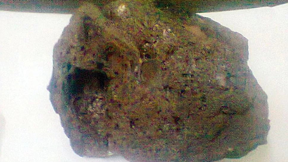 DEL ESPACIO. El bólido completo tendría alrededor de 45 centímetros de diámetro. FOTO TOMADA DE NUEVODIARIOWEB.COM.AR