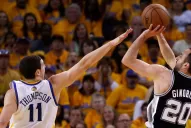 Manu brilló pero cayeron los Spurs