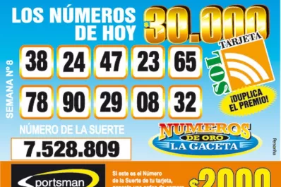 Los Números de Oro de LA GACETA