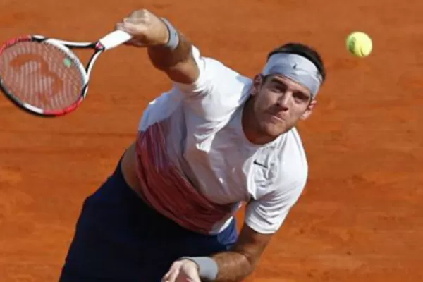 Del Potro volvió con un triunfo tras un mes de inactividad