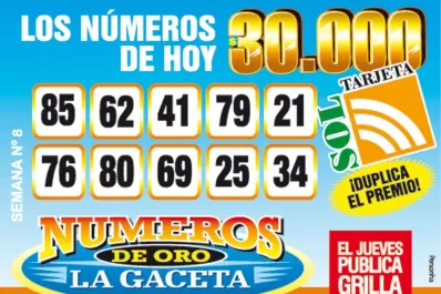 Los Números de Oro de LA GACETA