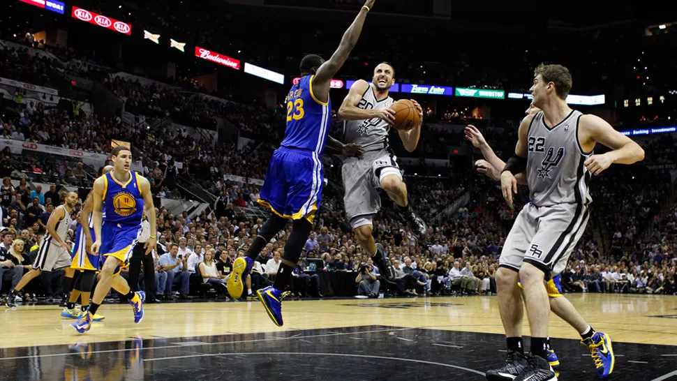 ARRIBA. Manu estuvo cerca de 25 minutos en cancha. REUTERS