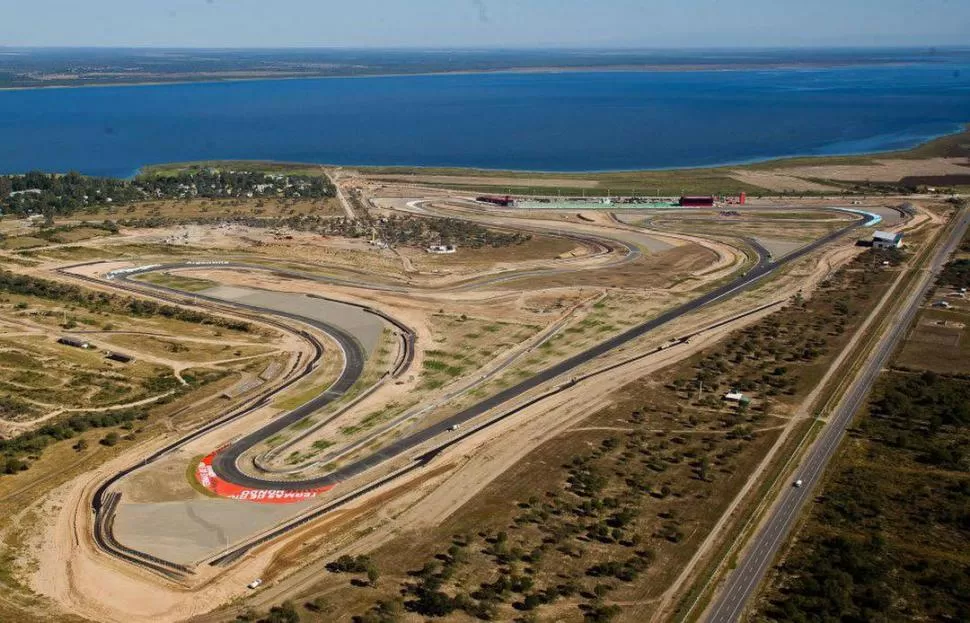 UNA POSTAL. Desde el aire, el trazado se ve magnífica, no solo por su dibujo, sino también por todas las obras internas y externas efectuadas.