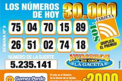 Los Números de Oro de LA GACETA