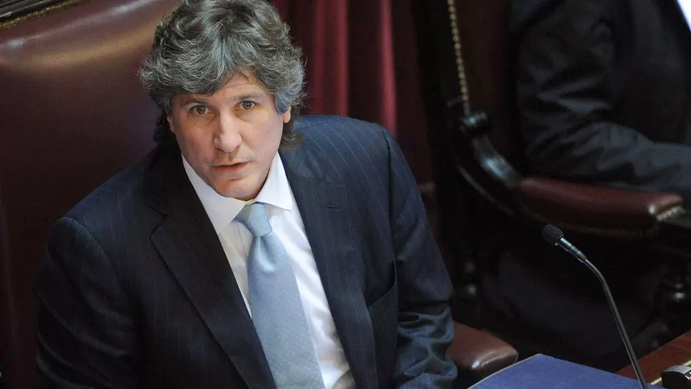 AMADO BOUDOU. El vicepresidente destacó que Videla haya fallecido condenado por genocidio. TÉLAM