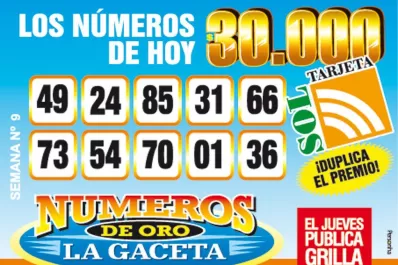 Los Números de Oro de LA GACETA