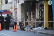 Accidente en moto y muerte en el microcentro