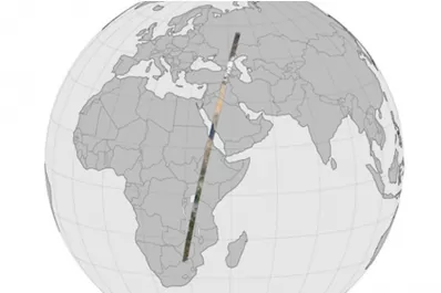 Toman una foto panorámica de 10.000 kilómetros de la Tierra