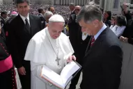 Capitanich y Binner visitaron al Papa Francisco