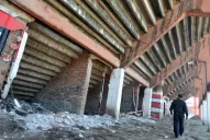 Tenso cruce por las obras en la cancha de San Martín