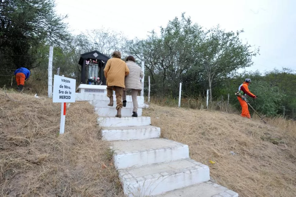 LA MERCED 
Esta gruta es una de las primeras que se instaló. Fue levantada por los pobladores del lugar.  