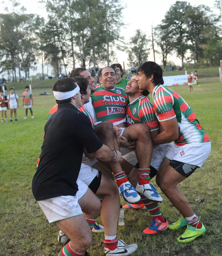 LA GRAN DESPEDIDA. Hugo Dande le dijo adiós a la práctica del rugby. 