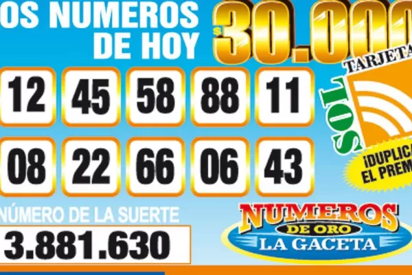 Los Números de Oro de LA GACETA