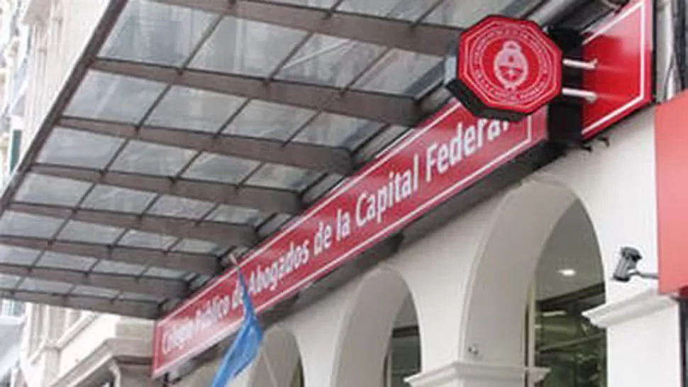 CAUTELAR. El Colegio Público de Abogados de la Capital Federal fue la primera institución en presentar un recurso contra la reforma. FOTO TOMADA DE SECCIONPOLITICA.COM.AR