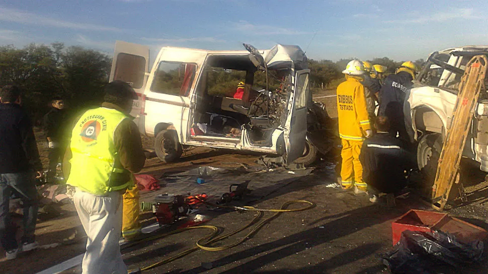 ACCIDENTE. Las víctimas eran jóvenes maestras. TÉLAM